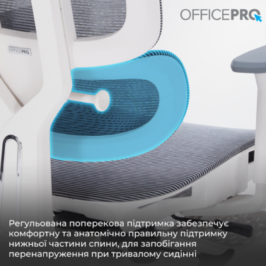 Крісло офісне OfficePro Skyline OC750-W-DG-DG