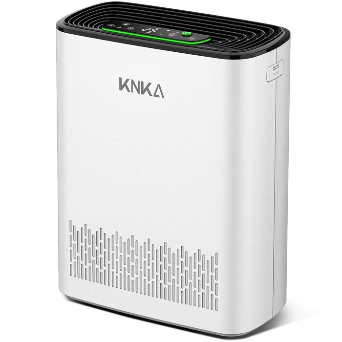 Очищувач повітря KNKA APH3000 для курців та власників тварин, HEPA-фільтр, CADR 300м³/год, до 80м², білий