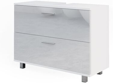 Тумба під умивальник Vicco Ilias, білий глянець, 80.2x60.8 см