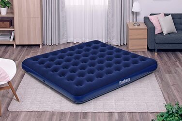Надувний матрац Bestway King Single 203x183x22 см, сірий, для дому та відпочинку