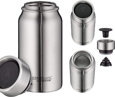Термокружка THERMOcafé by THERMOS TC 0,35л з нержавіючої сталі, 8 год гаряче & 16 год холодне, без BPA, для кави з собою