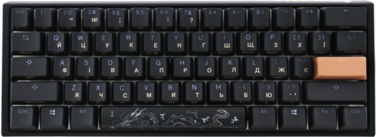 Механічна клавіатура Ducky One 3 Mini Cherry MX Silent red RGB Black UA