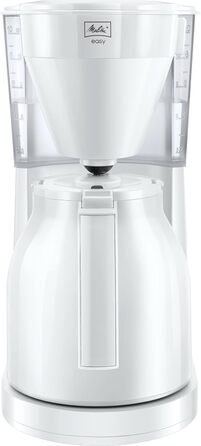 Кавоварка фільтраційна Melitta Easy Therm, 1 л, біла, пластикова, термокувшин для однієї особи