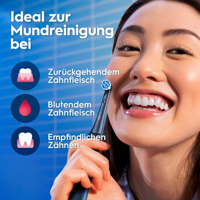 Електрична зубна щітка Oral-B iO Series 3, набір з 2 шт (Чорний та Рожевий), 2 додаткові насадки та футляр