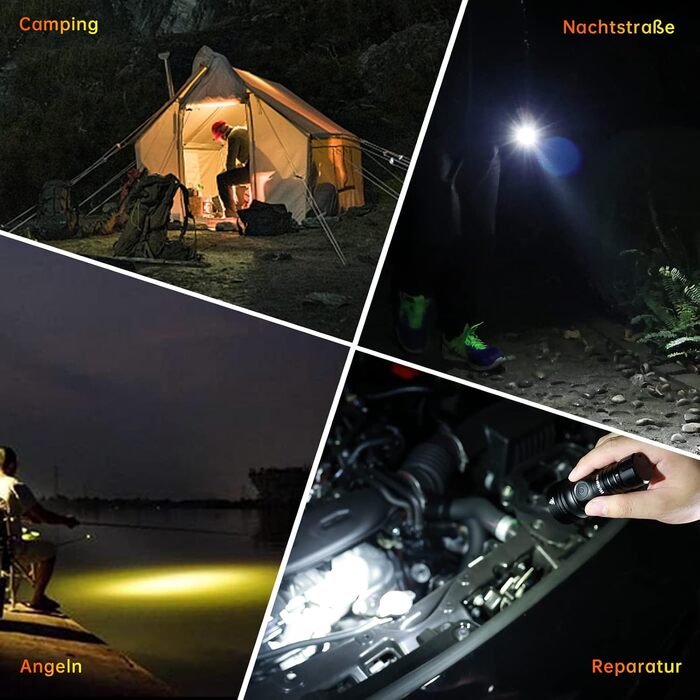 Ліхтарик Wurkkos TS11 Mini LED 2000 люменів з RGB, дальність 616 м, USB-C заряджання, акумулятор 18350, TIR-лінза, чорний, для туризму та активного відпочинку