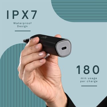 Триммер Winston Groom 360 All-in-One для чоловіків: набір 6-в-1 для догляду за обличчям та тілом (ніс, борода, тіло), водонепроникний IPX7, до 160 хв роботи