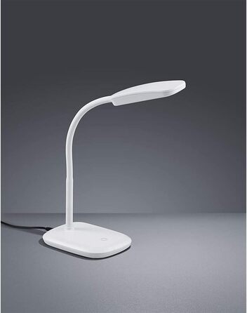 Настільна LED лампа Reality Leuchten Boa R52431101, акрилова, біла, 3.5 Вт, 25x11x36 см