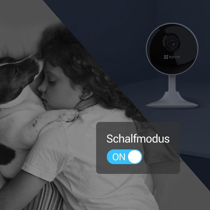 EZVIZ C1C 2 шт. IP камера Wi-Fi 1080P з двостороннім аудіо, нічним баченням до 12м та датчиком руху