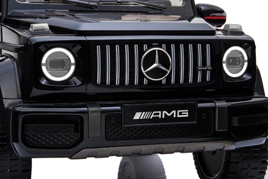 Дитячий електромобіль Mercedes G63 з шкіряним сидінням та пультом керування