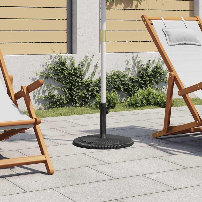 Підставка для парасольки від vidaXL, чавун, білий, 45x45x30 см