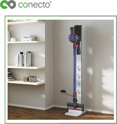 Стійка для пилососа Dyson Gen5, V15, V12, V11, V10, V8, V7, V6 - універсальний тримач для підлоги (білий)