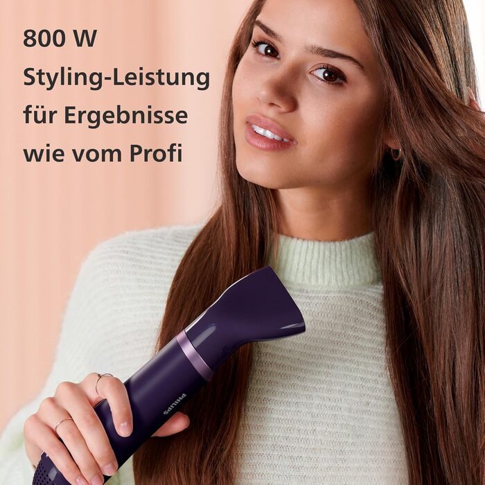 Philips AirStyler Serie 5000 BHA530/00 - Фен-стайлер з 5 насадками для укладки волосся