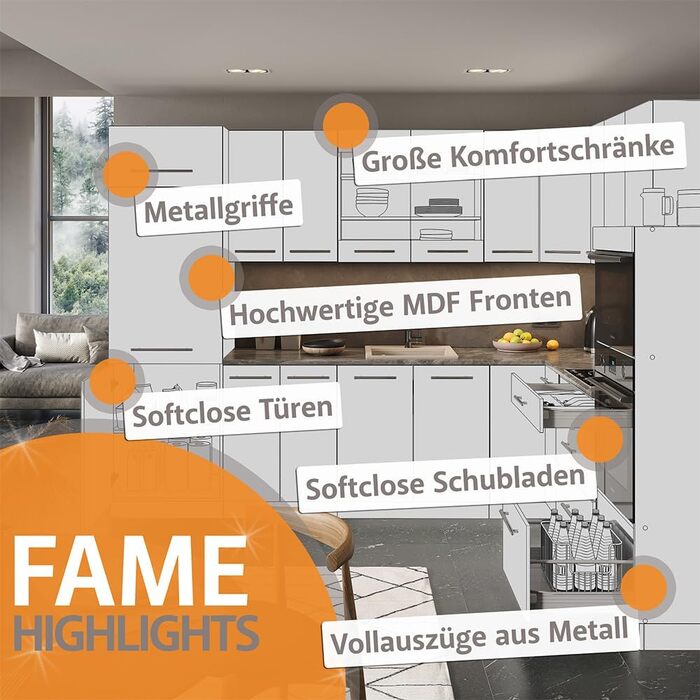 Кухонна нижня шафа з шухлядами Vicco Fame-Line Green-gold Country House, 50 см, колір зелений-золотий (без стільниці)