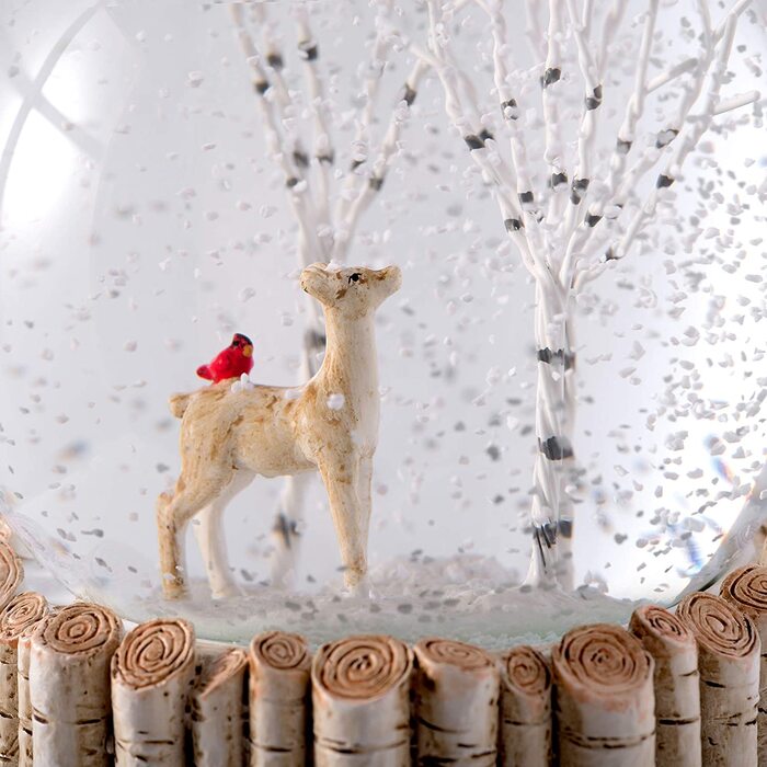 Снігова куля WeRChristmas, багатобарвна, 13 см, новорічний декор