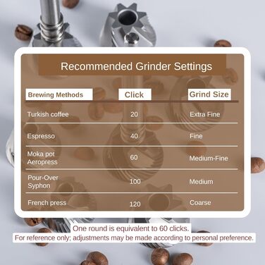 KINGrinder K6 - ручна кавомолка з 200 налаштуваннями помелу для Aeropress, French Press, Drip, Espresso, об'єм 25-35г