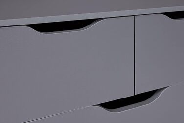 Комод Inter Link Silenzia 2S4S сірий, деревостружковий, для спальні, вітальні, ванної, з шухлядами, місткий, міцний, легкий у догляді