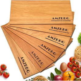 AMZBBQ Преміум кедрові дошки для грилю 2 шт, 28x14 см, для газового та вугільного гриля, для риби та м'яса, подарунок чоловікам і жінкам, з Північної Америки