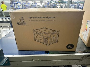 Холодильник Alpicool 9L: міні-холодильник 12V/230V для авто, кемпінгу, риболовлі, подорожей, човнів. Діапазон температур -20°C - 20°C