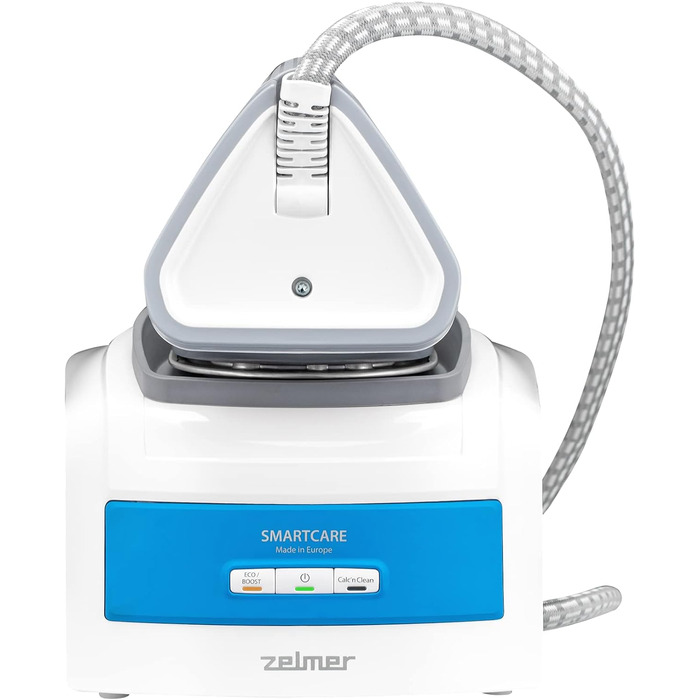 Парогенератор Zelmer ZIS6450 Smartcare, 2400 Вт, 6 бар, 450 г/хв, вертикальне прасування, зроблено в ЄС