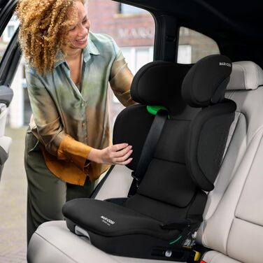 Автокрісло Maxi-Cosi Tanza i-Size, 3,5-12 років, 100-150 см, регулювання підголівника, портативне, з G-CELL захистом, Full Black