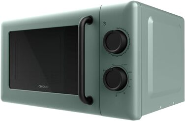 Мікрохвильова піч Cecotec Proclean 3010, 20 л, 700 Вт, зелена, з ручним керуванням та грилем