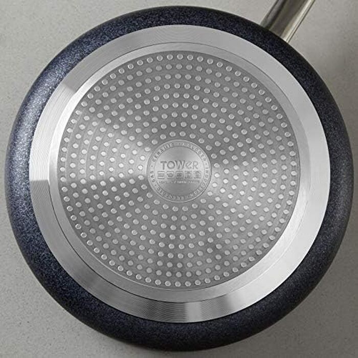 Набір сковорідок Tower TruStone Aluminium Violet Black, 3 предмети – антипригарне покриття