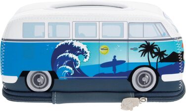 Диспенсер для серветок BRISA Volkswagen T1 Bulli Surf, неопрен, блакитний, для ванної