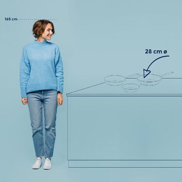 Сковорода Kela Stella Nova 28 см, алюмінієва, антипригарна, універсальна, чорна