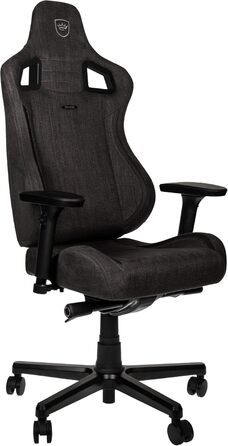 Ігрове крісло noblechairs Epic TX, антрацит, текстиль, офісне, дихаюче, з підголівником і поперековою підтримкою, для користувачів до 120 кг