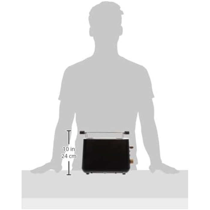 Електрична плита ECG ST 2768 Timber Black, дерев'яний дизайн, чорна