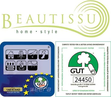 Килимки для сходів Beautissu 15 шт 65х28 см антрацитові