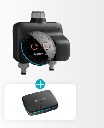 Gardena smart Water Control 19033-20: Система автоматичного поливу для саду з управлінням через смартфон, датчиком вологості та захистом від заморозків