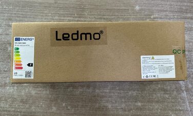 LEDMO LED настінний світильник 30W для внутрішніх і зовнішніх робіт, регульований світловий потік, тепле біле світло 3000K, IP65, чорний