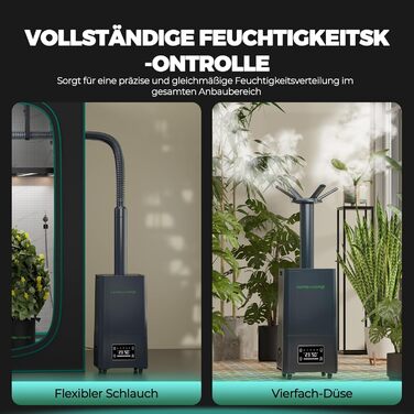 Увлажнитель воздуха MARS HYDRO Plant Humidifier 6L с таймером, регулировкой влажности и бесшумной работой для теплиц, гроубоксов и комнатных растений