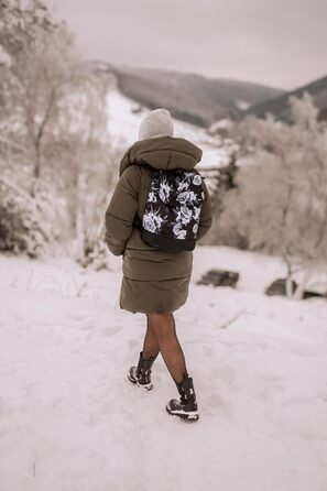 Жіночий рюкзак Ela Mo Daypack для ноутбука — протикрадіжний міський рюкзак для навчання, університету та бізнесу (Nightose)