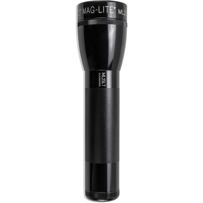 Ліхтар Mag-Lite ML25LT LED чорний, 2xC, 177 люмен, 10x15x20 см