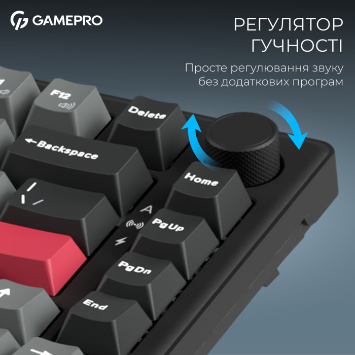 Бездротова механічна клавіатура GamePro Asgard Yord (MK266BK)