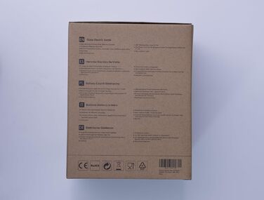 Електрочайник Aigostar Elfin 1 л з боросилікатного скла з LED-підсвіткою, 2200 Вт, BPA-free, швидке кип'ятіння, захист від перегріву, чорний