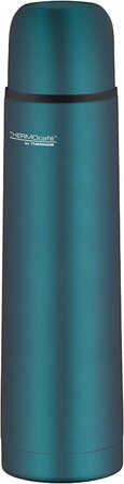 Термос пляшка THERMOcafé by THERMOS 700 мл, нержавіюча сталь, бірюзова, ізольована, герметична, BPA Free, з чашкою, зберігає тепло до 12 годин, холод до 24 годин
