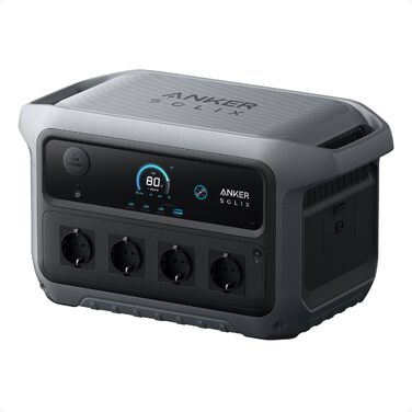 Портативна зарядна станція Anker SOLIX C2000 Gen 2 2048Вт·год, 2400Вт (пік 4000Вт) LiFePO4 сонячний генератор для кемпінгу та дому
