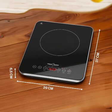 Індукційна плита ProfiCook PC-EKI 1062, сенсорне управління, 10 режимів, таймер, захист від перегріву, енергоощадна