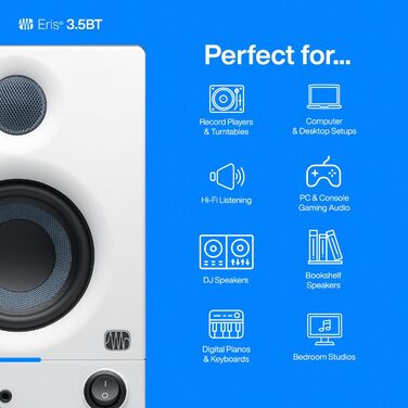Активна акустика PreSonus Eris 3.5BT Gen 2 біла - 3.5