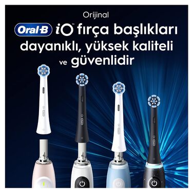 Смінні насадки для електричної зубної щітки Oral-B iO Ultimate Clean, CrissCross, для видалення нальоту, чорні, 4 шт.