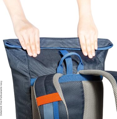 Дитячий рюкзак Tatonka Rolltop Pack Jr 14 л, синій, унісекс