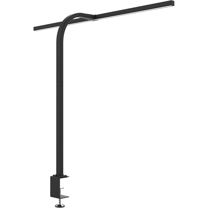 Настільна LED лампа Unilux Strata з затискачем, димірується, чорна, 70x80 см