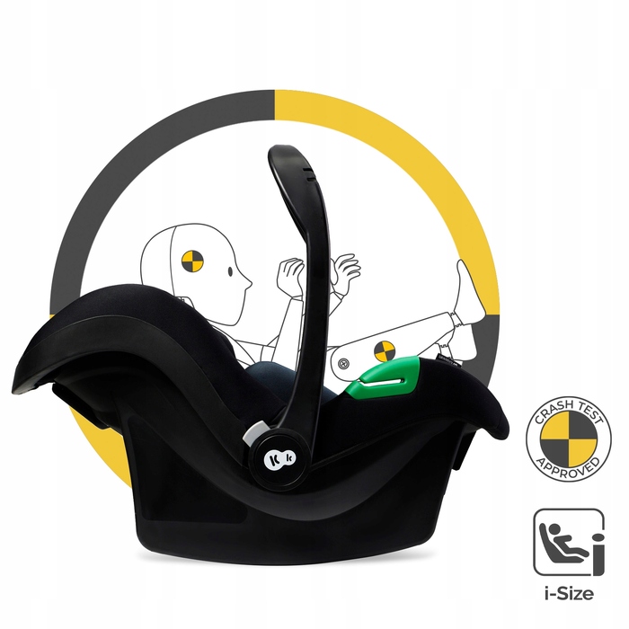 Багатофункціональний візок 3в1 Kinderkraft MOOV 2 AIR з автокріслом MINK PRO, сірий