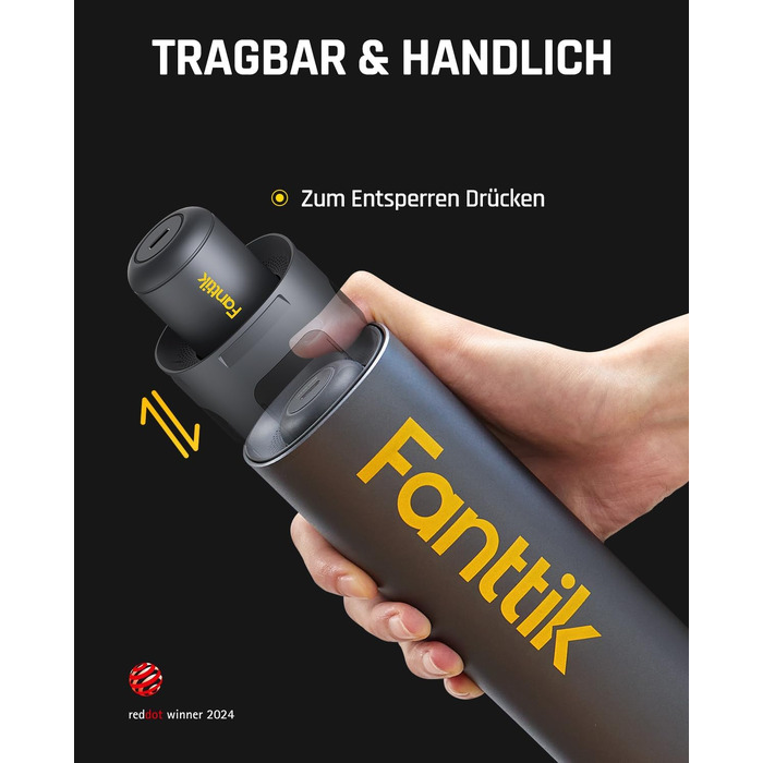 Електрична викрутка Fanttik S1 Pro з магнітним тримачем, 16 біт, 6 Нм, 2000mAh - для ремонту меблів та комп'ютерів