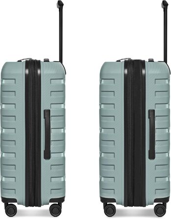 Валіза Smartbox Koffer M розширена 66 см, містка (71–80 л), легкий дорожній тролей на 4 колесах з поліпропілену, TSA замок, м'ятний колір (Edition 01)
