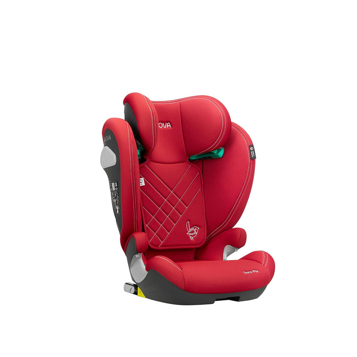 Дитяче автокрісло AVOVA Sora-Fix Maple Red, 100-150 см, 4-12 років, з Isofix, бустер-сидіння