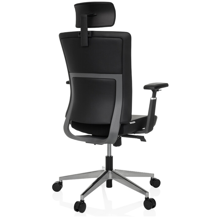Офісне крісло / крісло керівника CAPTIVO PRO штучна шкіра чорний hjh OFFICE